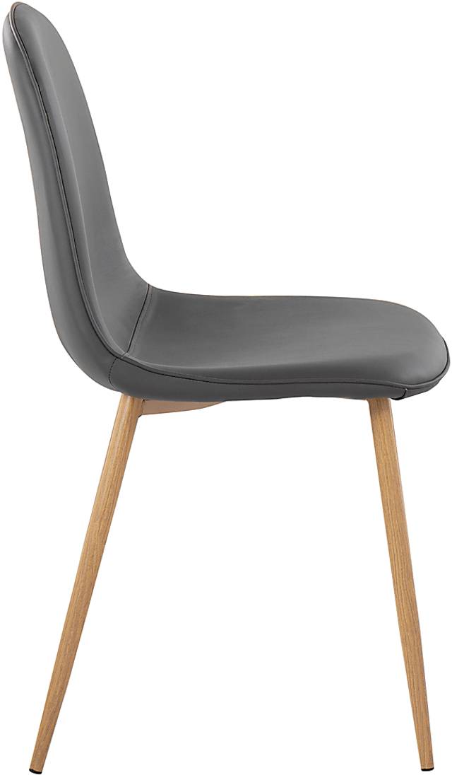 Dazet III Gray Dining Chair Set of 2 - Thumbnail - Image 3