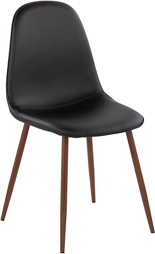 Dazet V Black Dining Chair Set of 2 - Thumbnail - Image 2