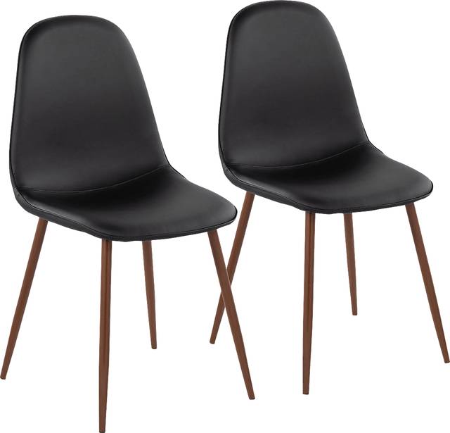 Dazet V Black Dining Chair Set of 2 - Thumbnail - Image 1