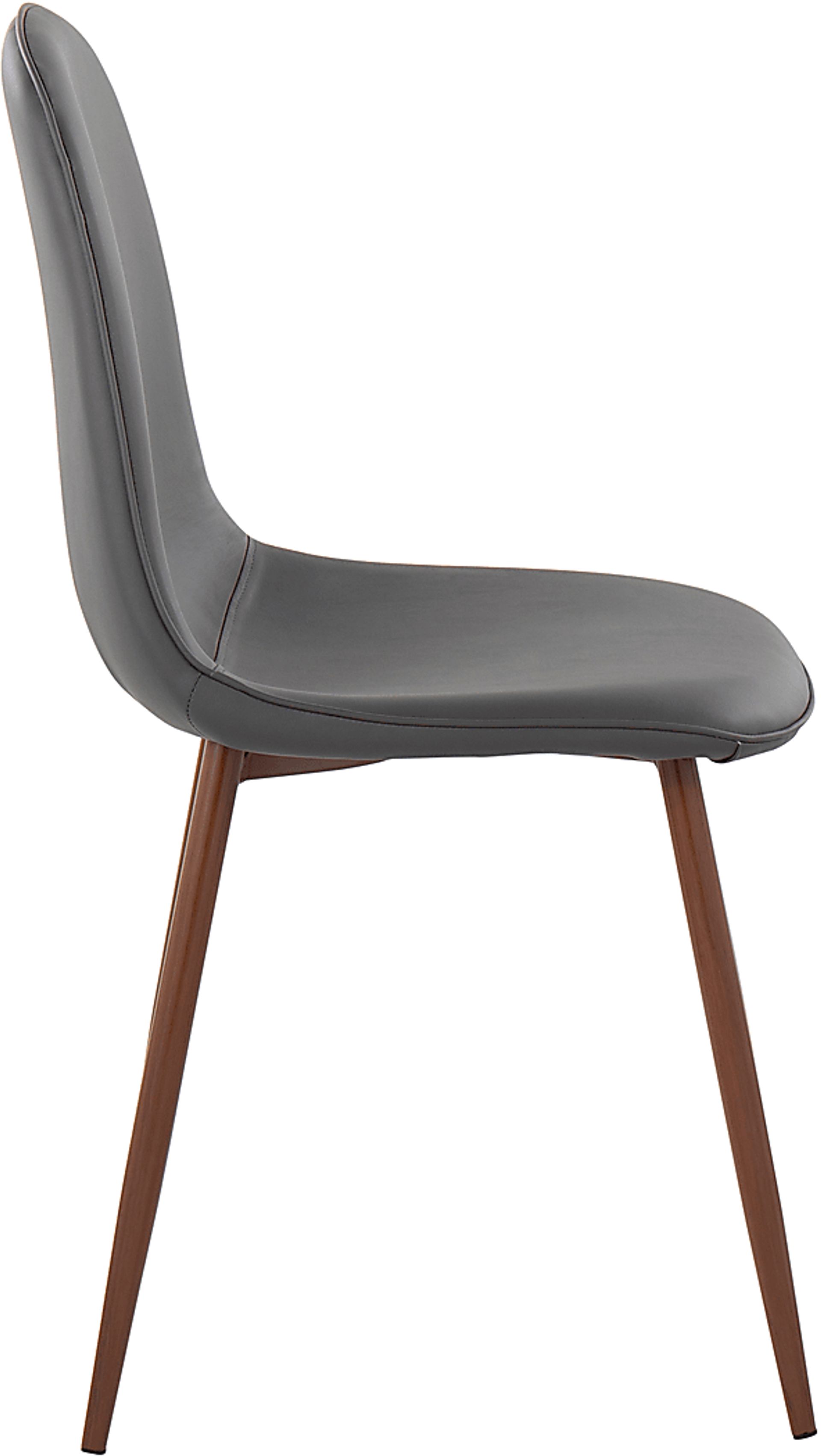 Dazet V Gray Dining Chair Set of 2 - Image 3