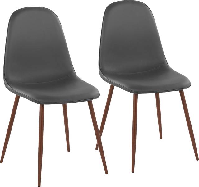 Dazet V Gray Dining Chair Set of 2 - Thumbnail - Image 1