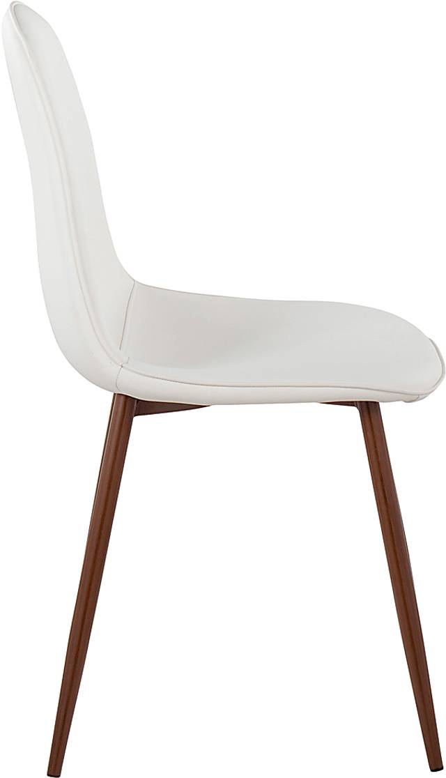 Dazet V White Dining Chair Set of 2 - Thumbnail - Image 2
