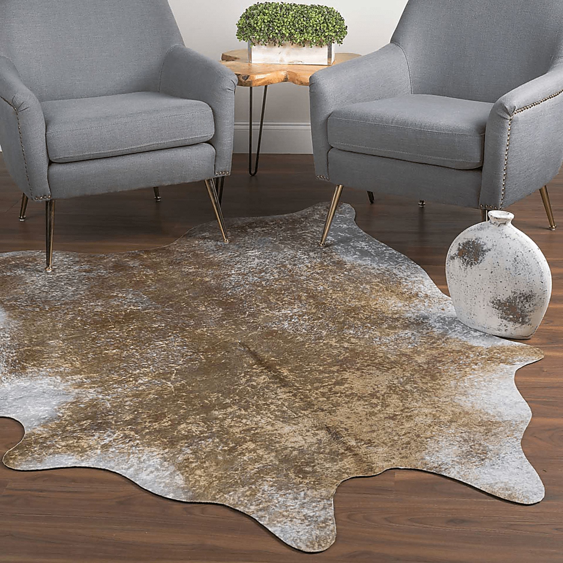 Daziel 8' x 10' Gold Rug - Image 2