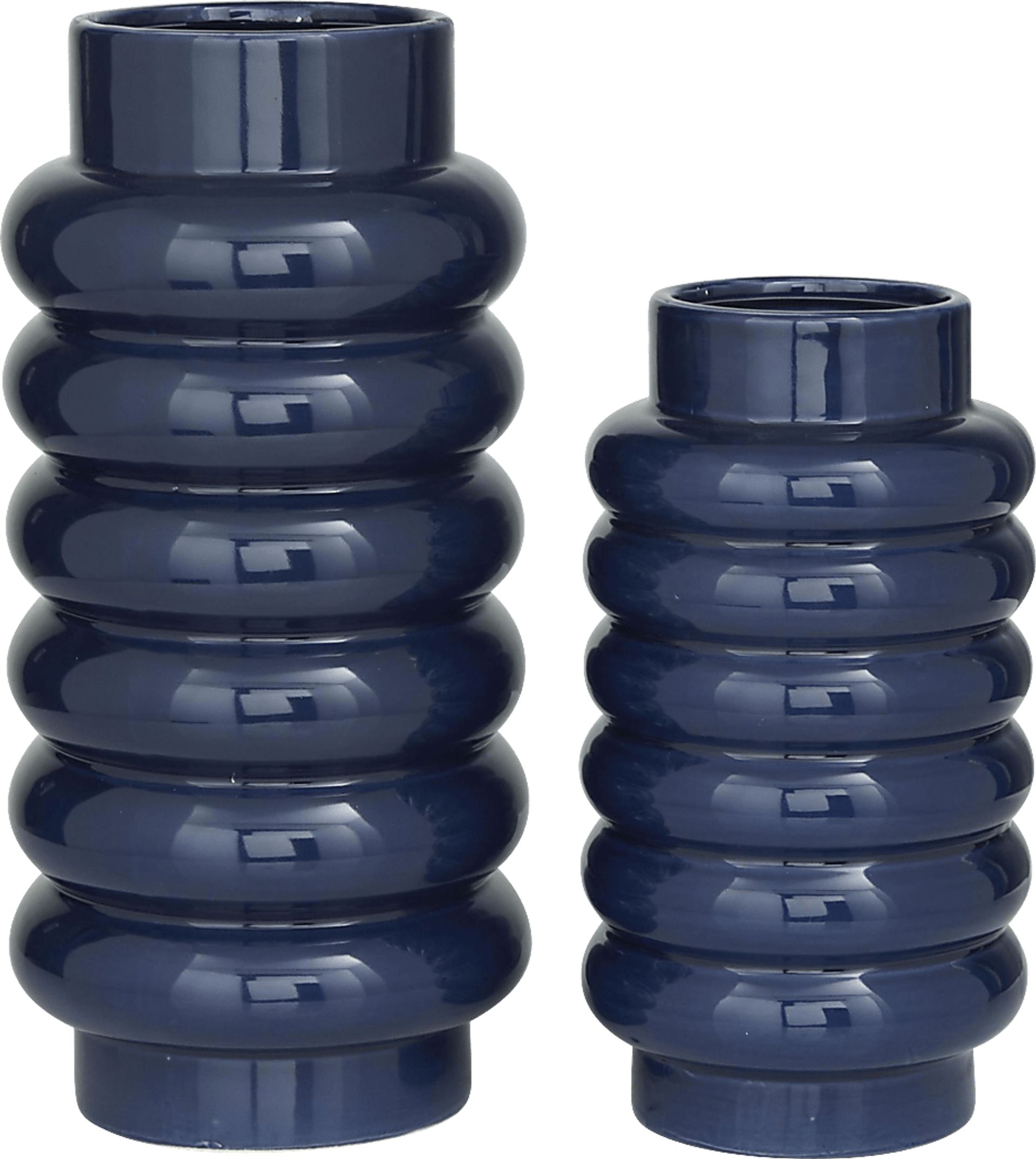 Deala Blue Vase, Set of 2 - Image 1