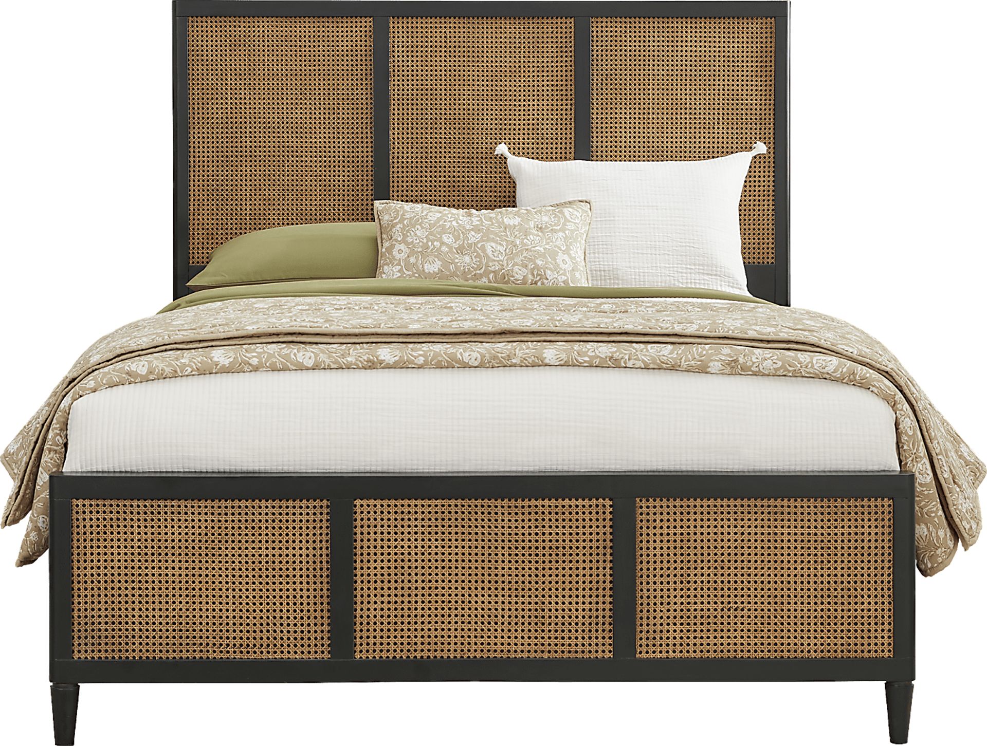 Deanwood Black 7 Pc King Woven Bedroom - Image 2