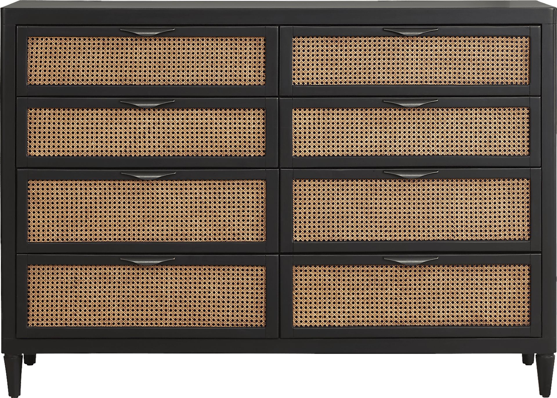 Deanwood Black 7 Pc King Woven Bedroom - Image 3