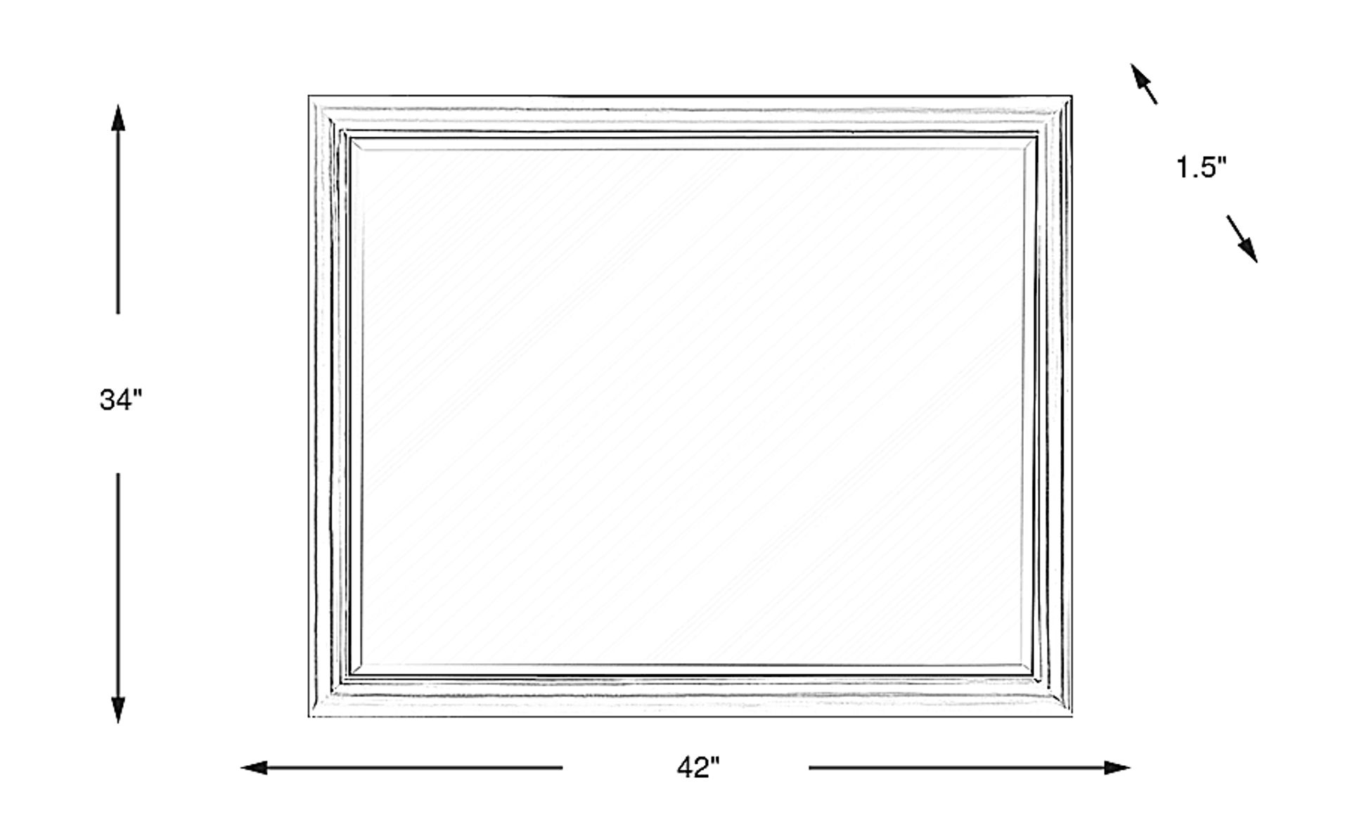 Dimension Image. Please refer to the Dimension Tab on this page for dimension details.