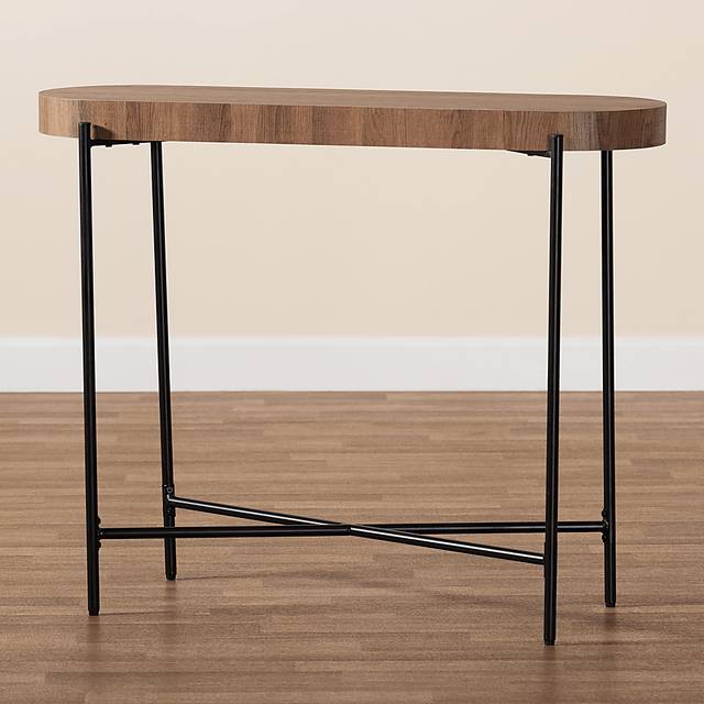 Deanza Brown Sofa Table - Thumbnail - Image 3