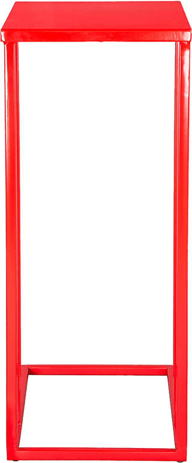 Dearmoun Red End Table - Thumbnail - Image 4