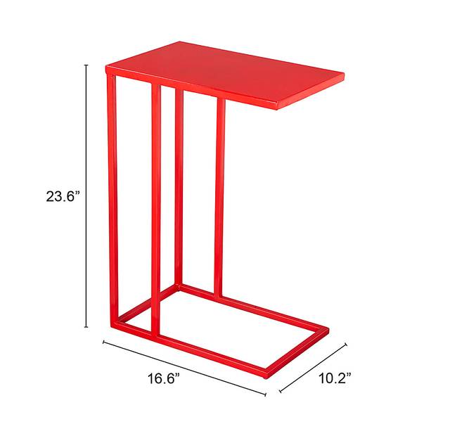 Dearmoun Red End Table - Thumbnail - Image 8