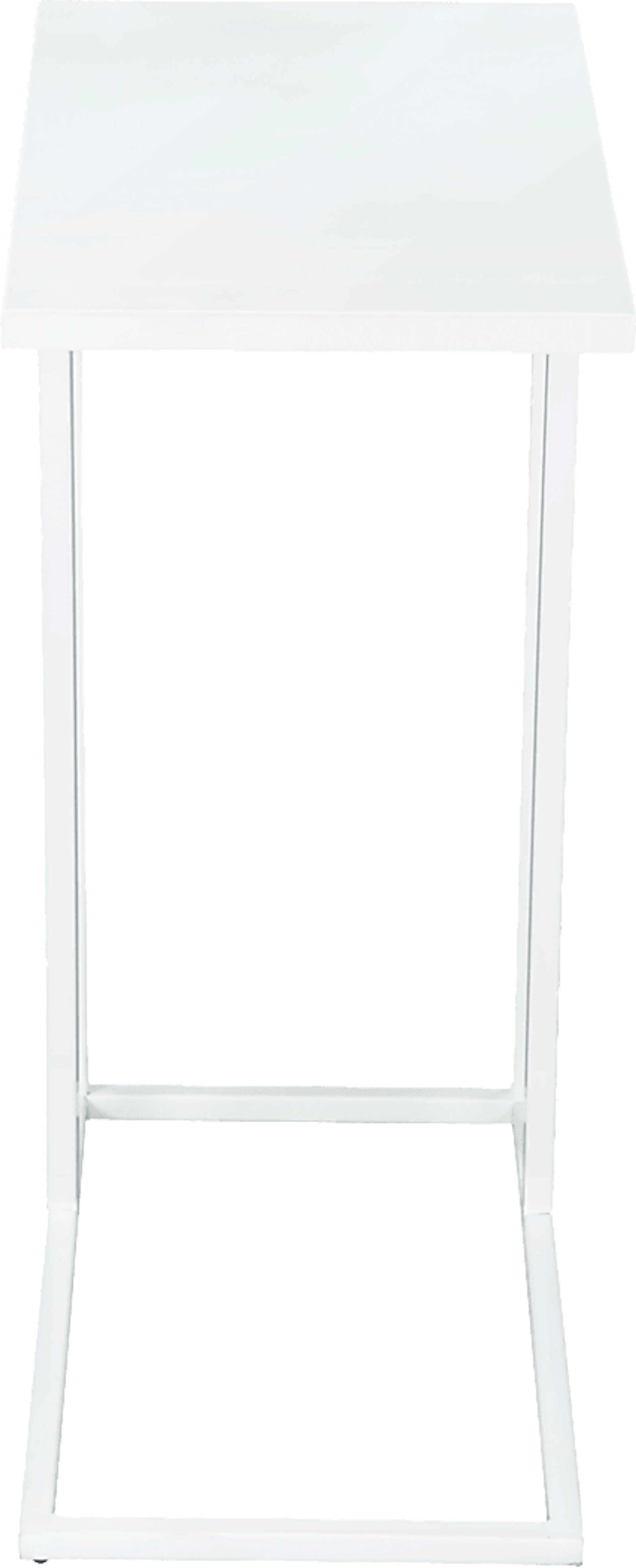 Dearmoun White End Table - Image 3