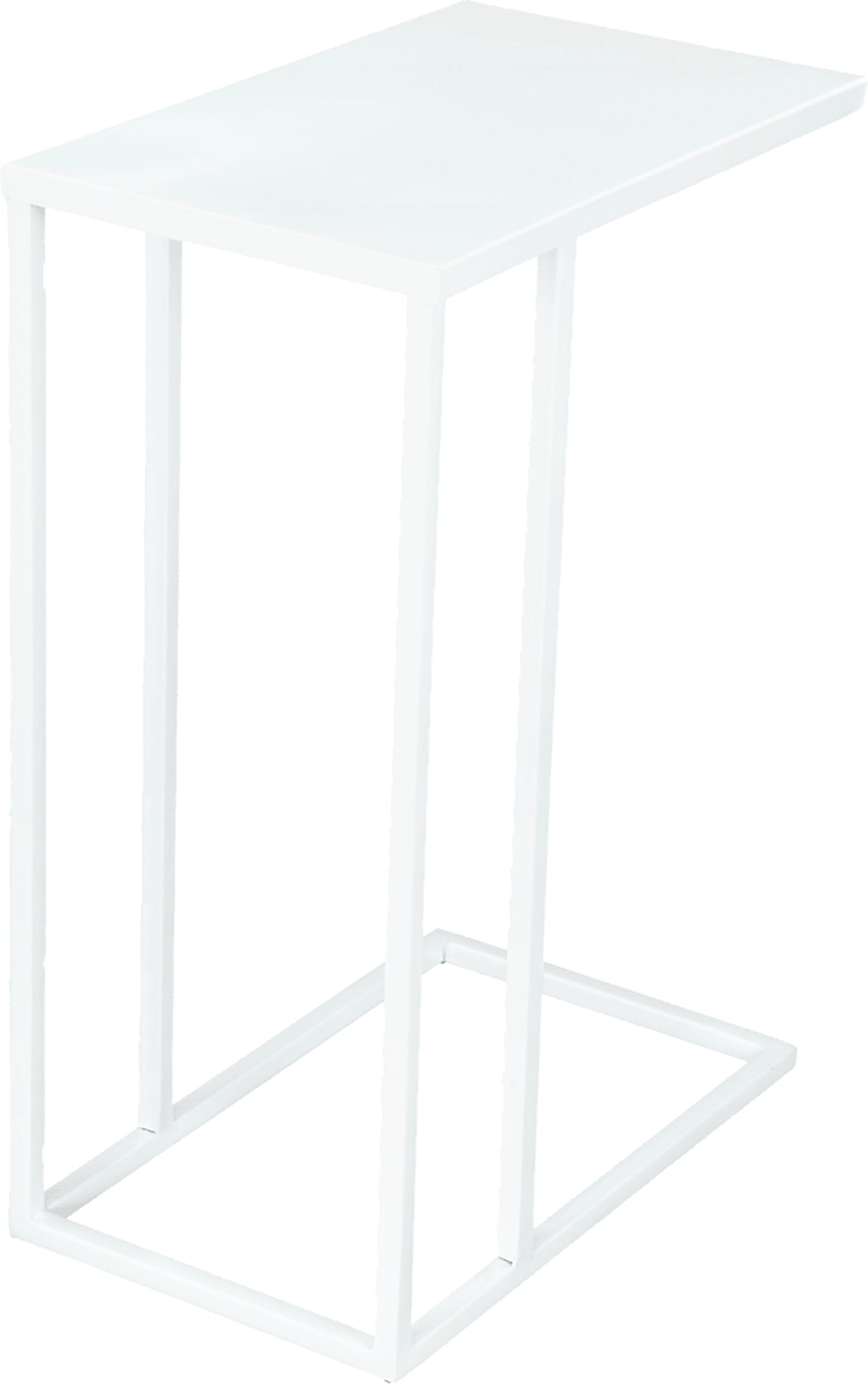 Dearmoun White End Table - Image 5