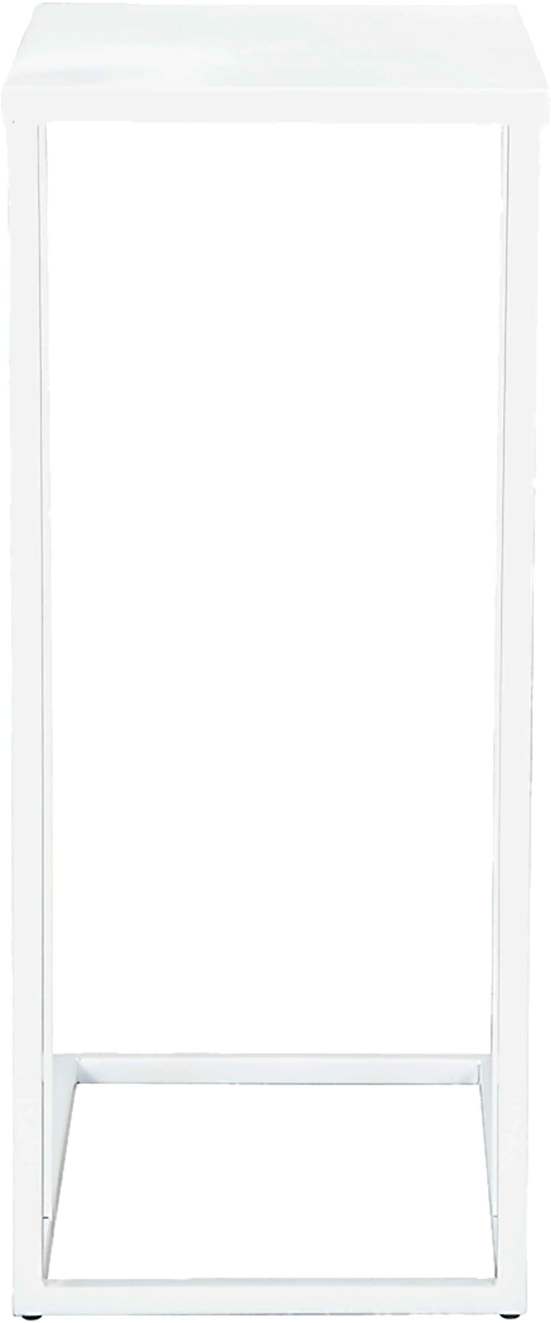 Dearmoun White End Table - Image 6
