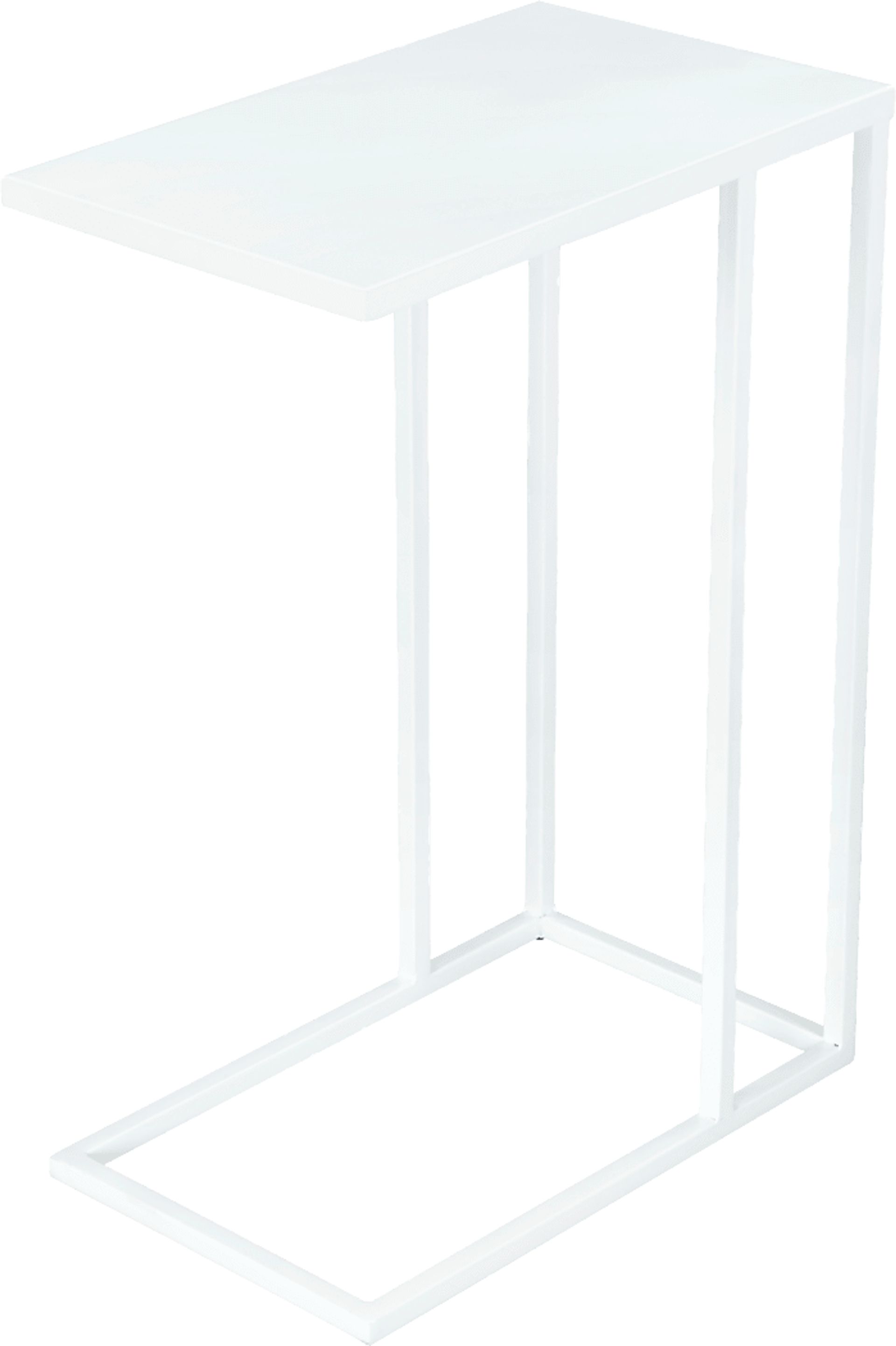 Dearmoun White End Table - Image 7