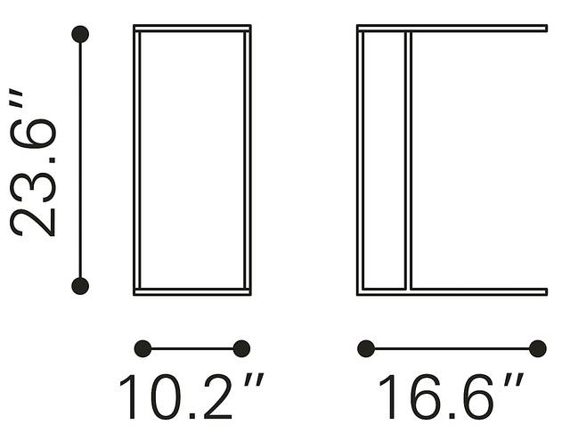 Dearmoun White End Table - Thumbnail - Image 8
