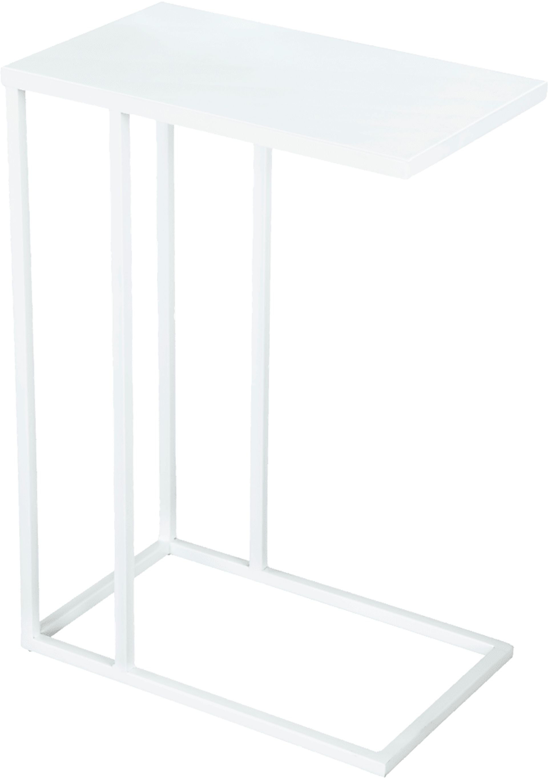 Dearmoun White End Table - Image 1