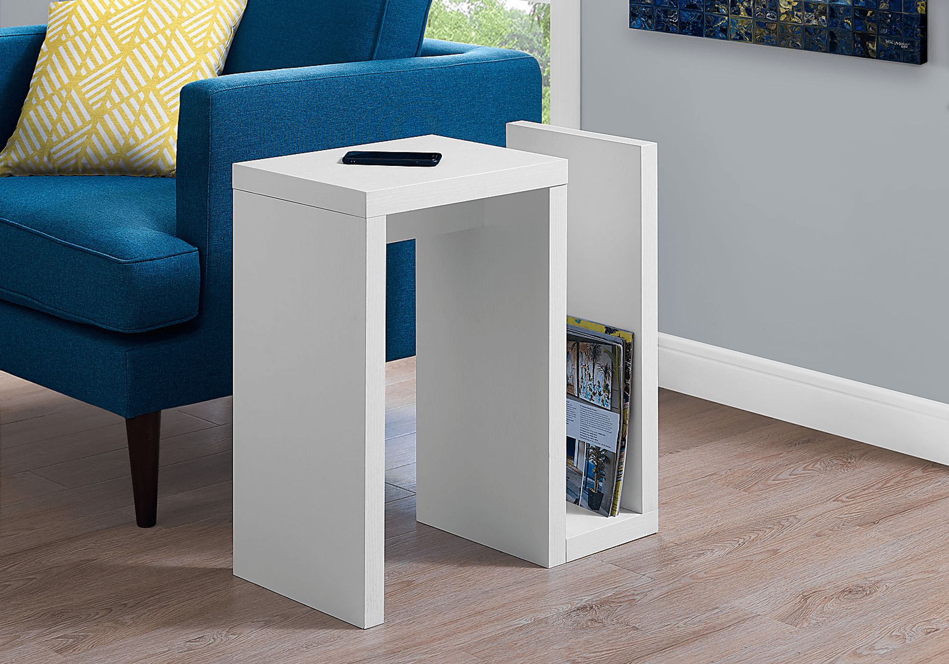 Dearsley White Accent Table - Image 2