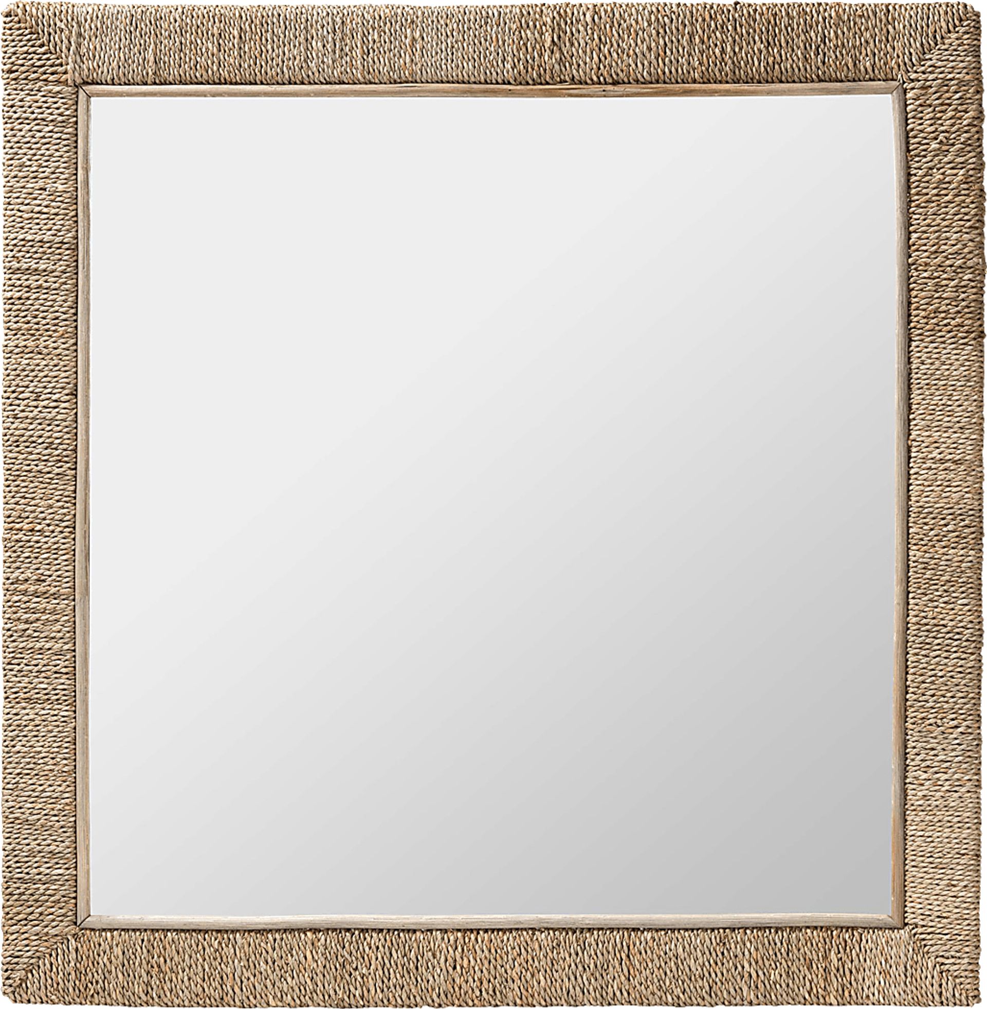 Deaven Brown Square Mirror - Image 1