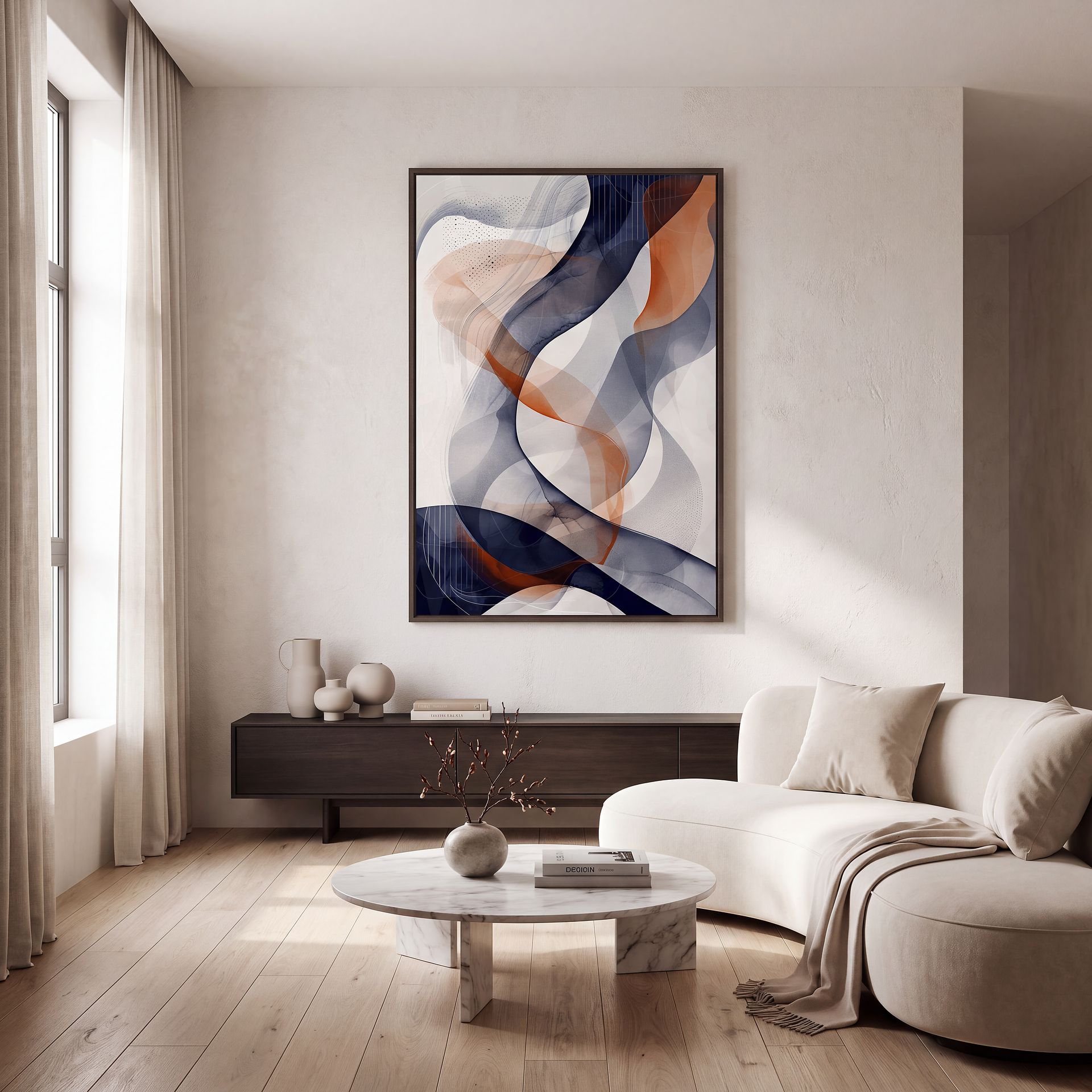 Debaptiste Blue Artwork - Image 3