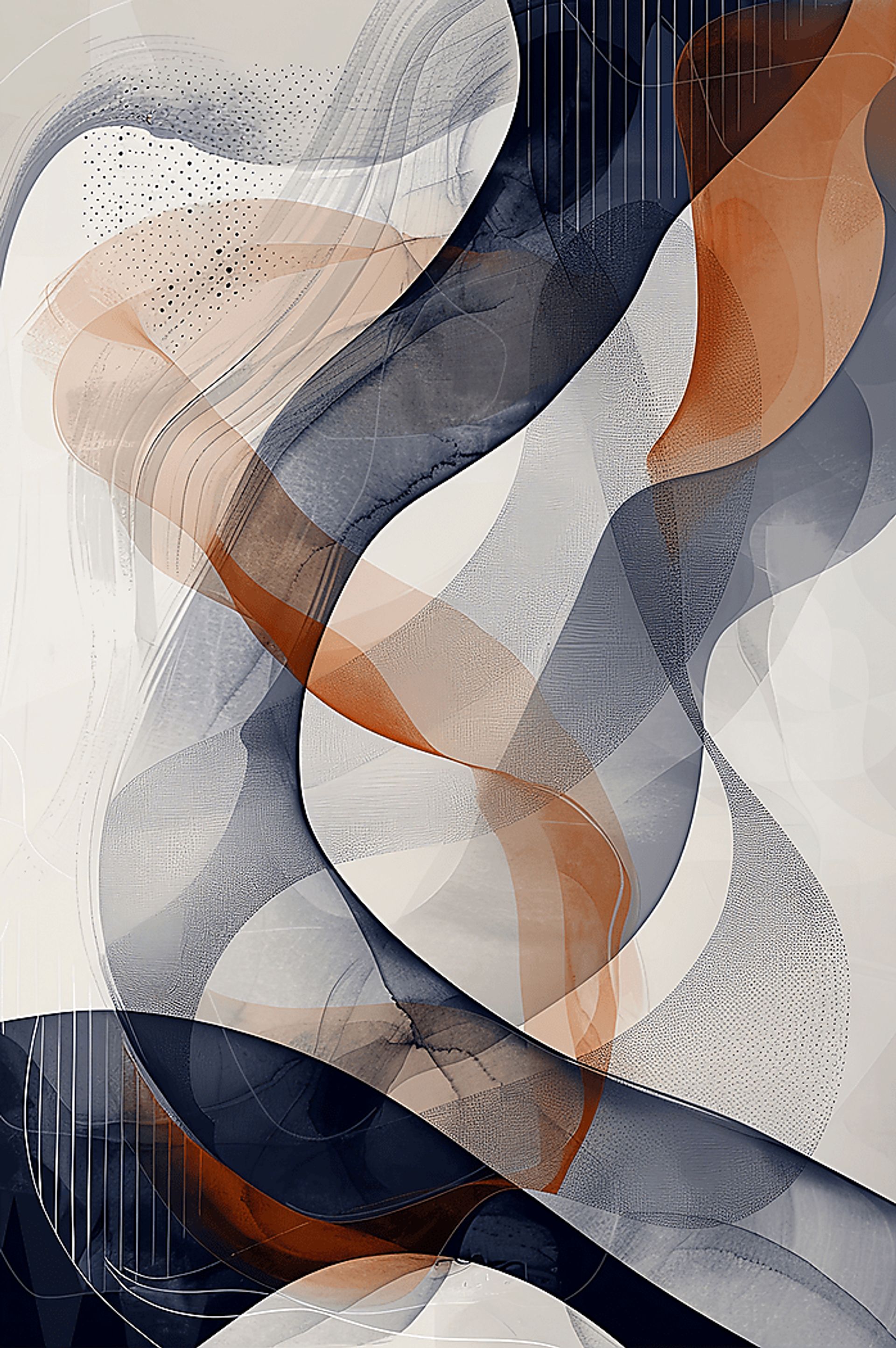Debaptiste Blue Artwork - Image 1
