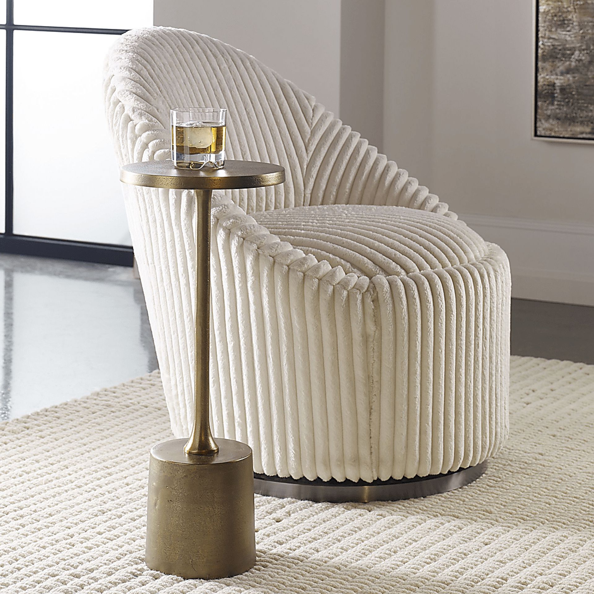 Debbinshire Brass Accent Table - Image 3