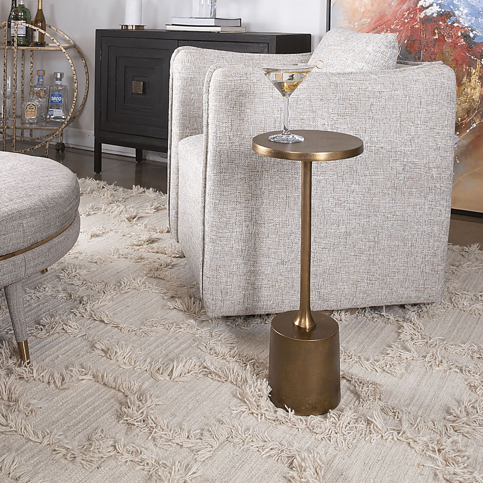 Debbinshire Brass Accent Table - Image 4