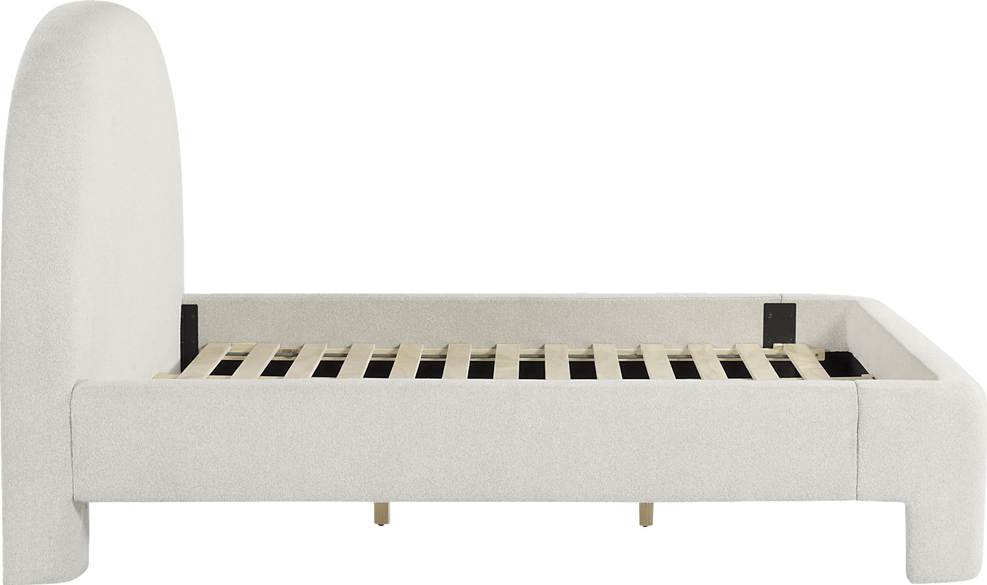 Debony Beige King Bed - Image 11