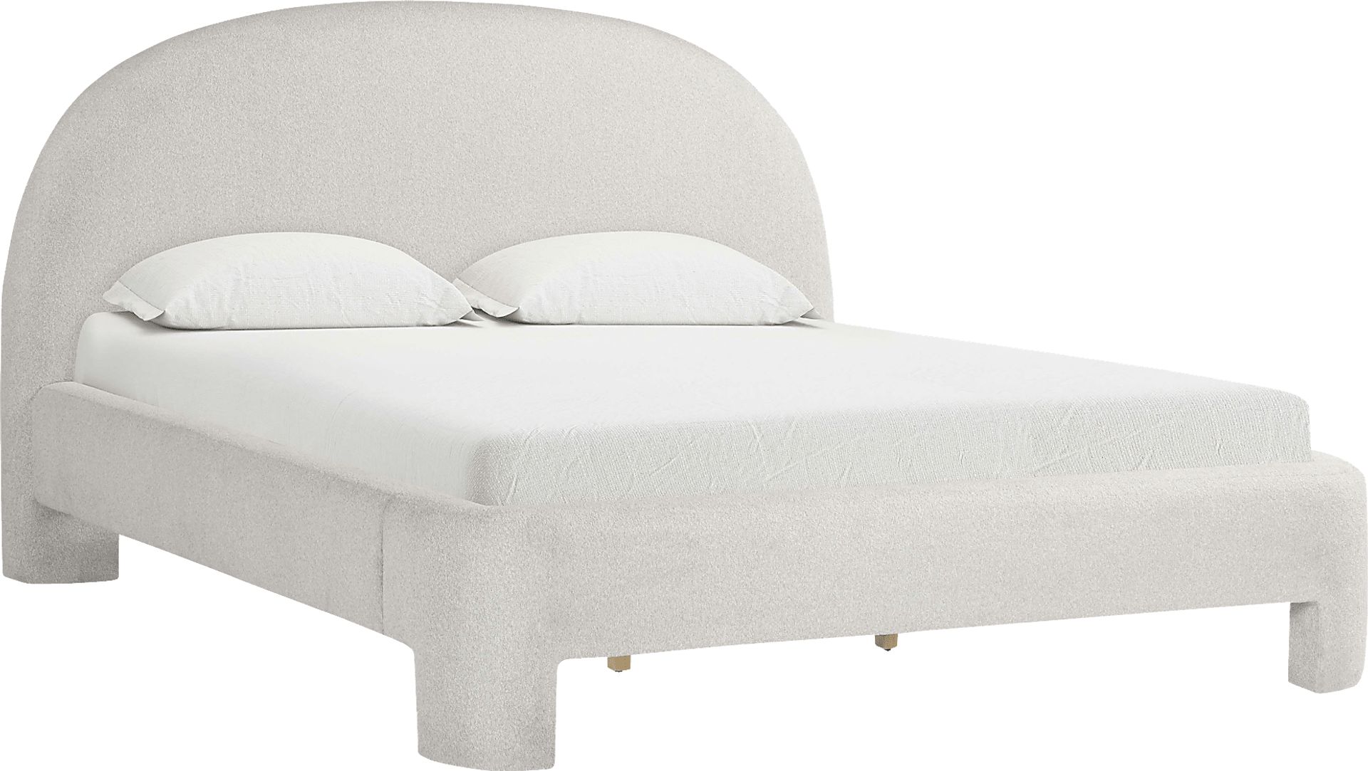 Debony Beige King Bed - Image 4