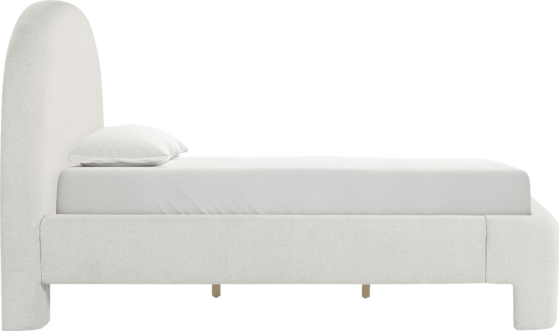 Debony Beige King Bed - Image 5
