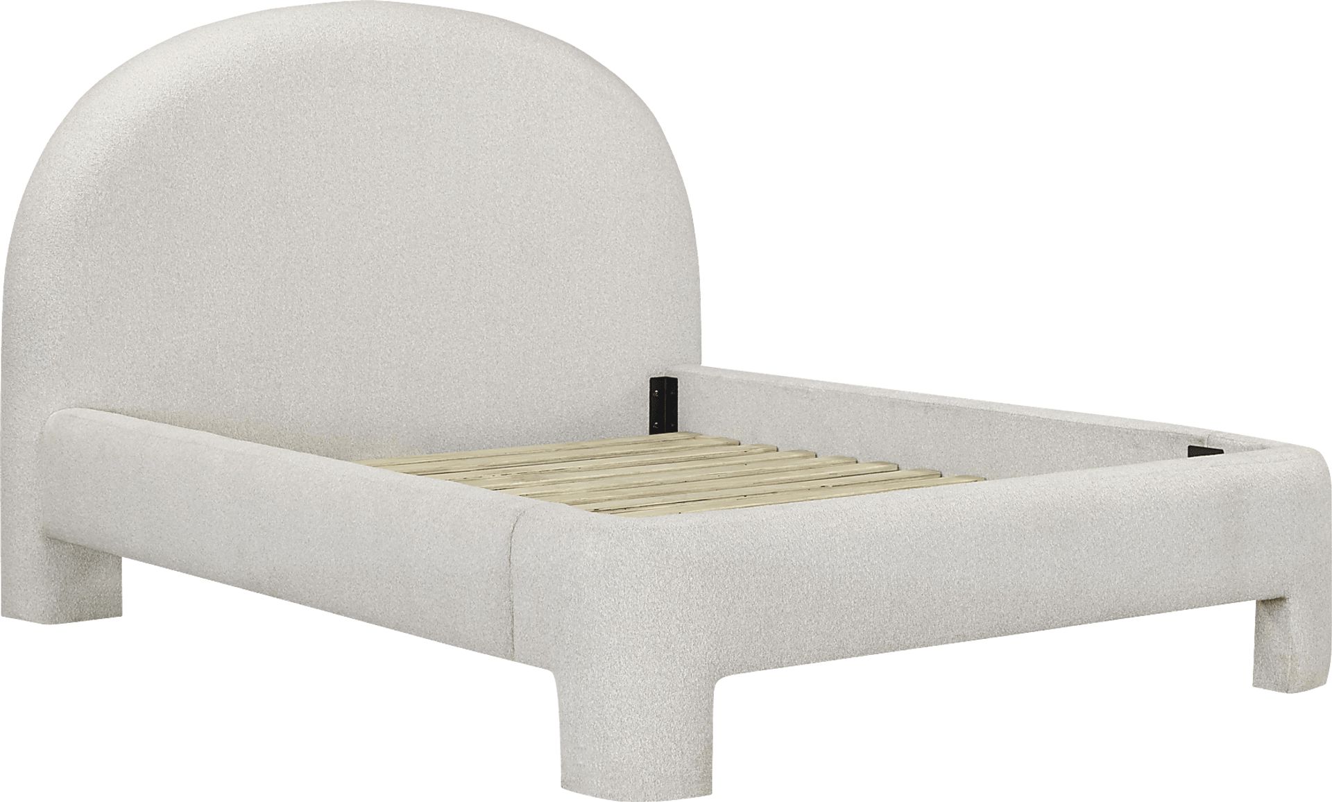 Debony Beige Queen Bed - Image 12