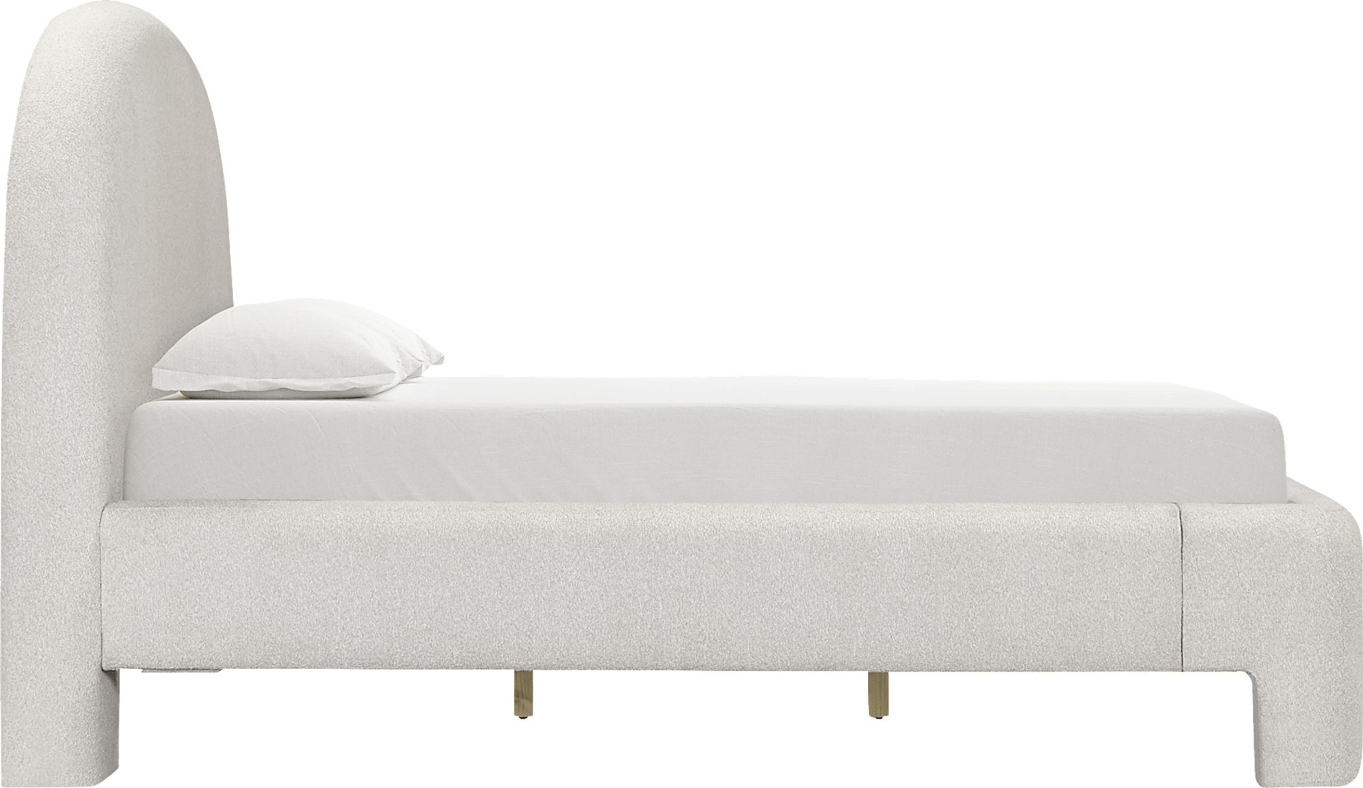 Debony Beige Queen Bed - Image 7