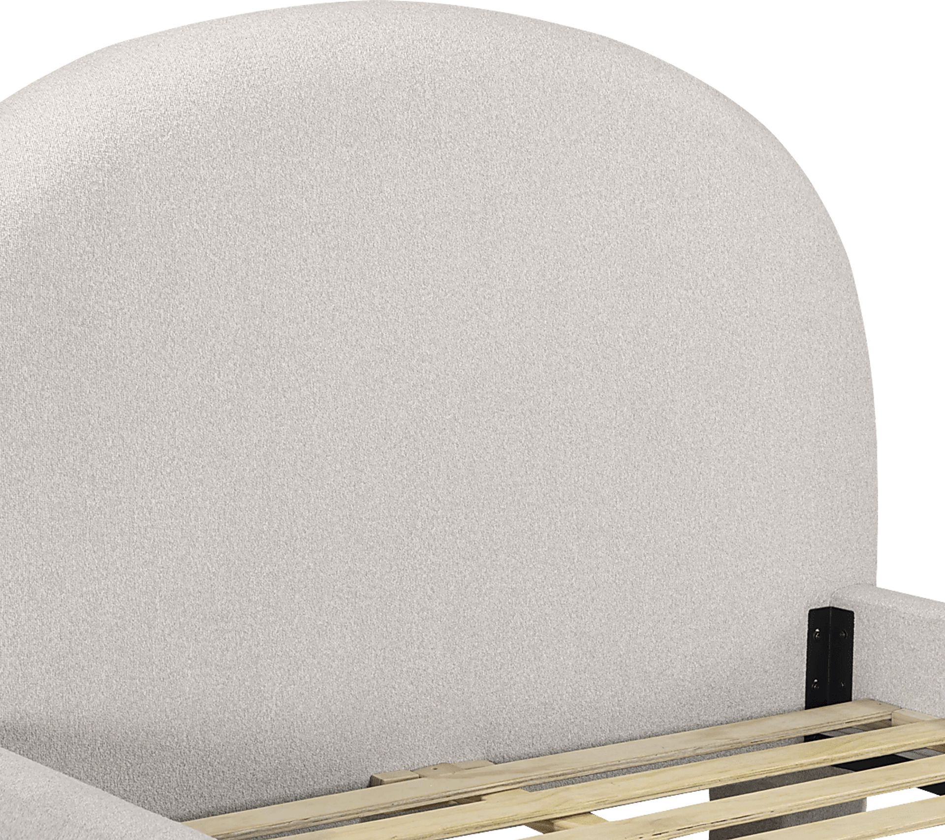 Debony Beige Queen Bed - Image 9