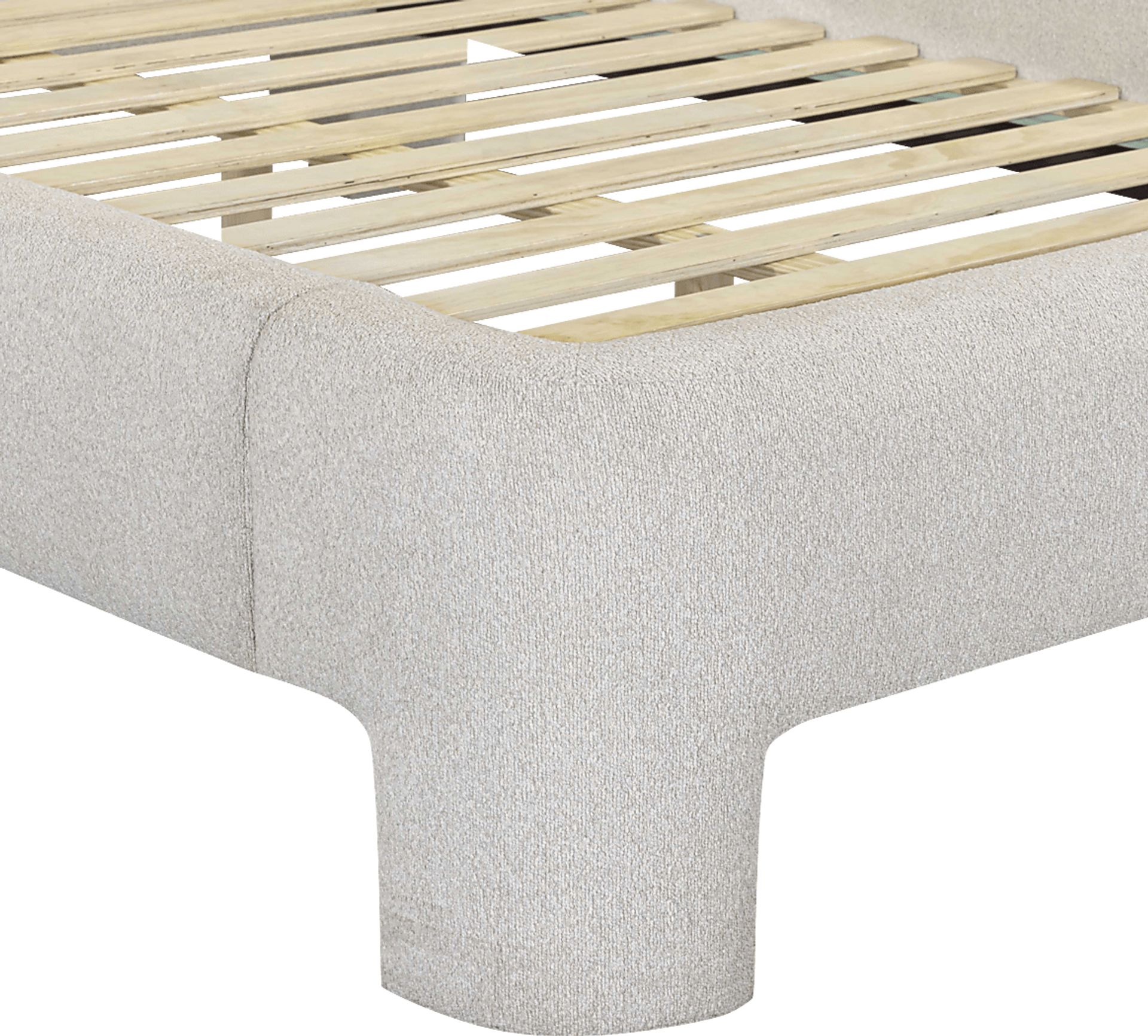 Debony Beige Queen Bed - Image 10