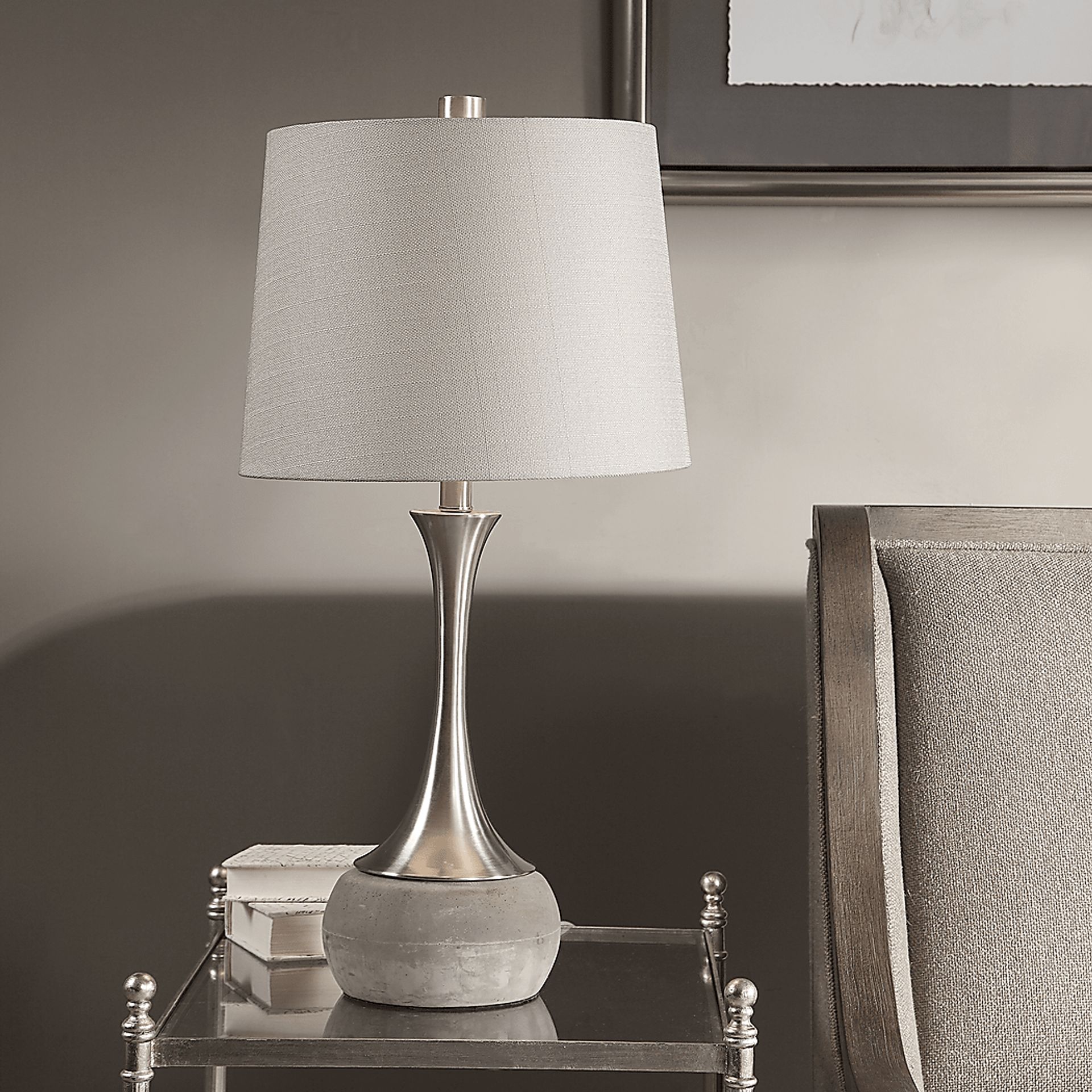 Debora Trail Nickel Lamp - Image 3