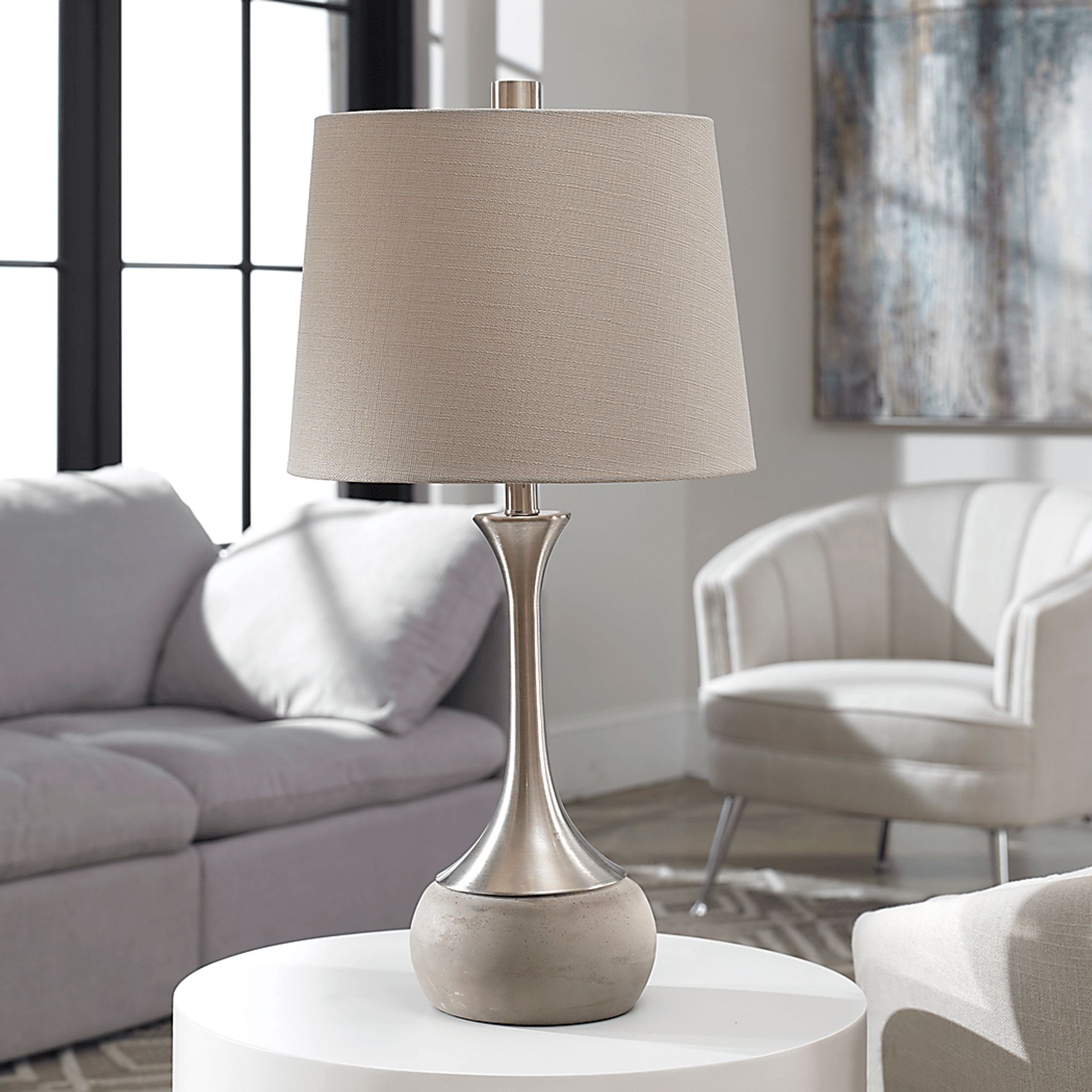 Debora Trail Nickel Lamp - Image 4