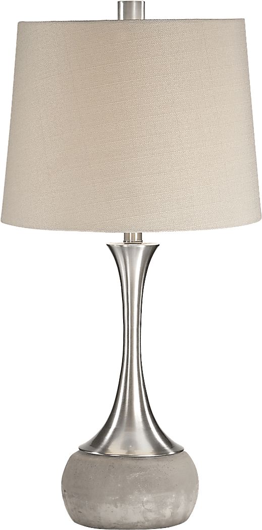 Debora Trail Nickel Lamp