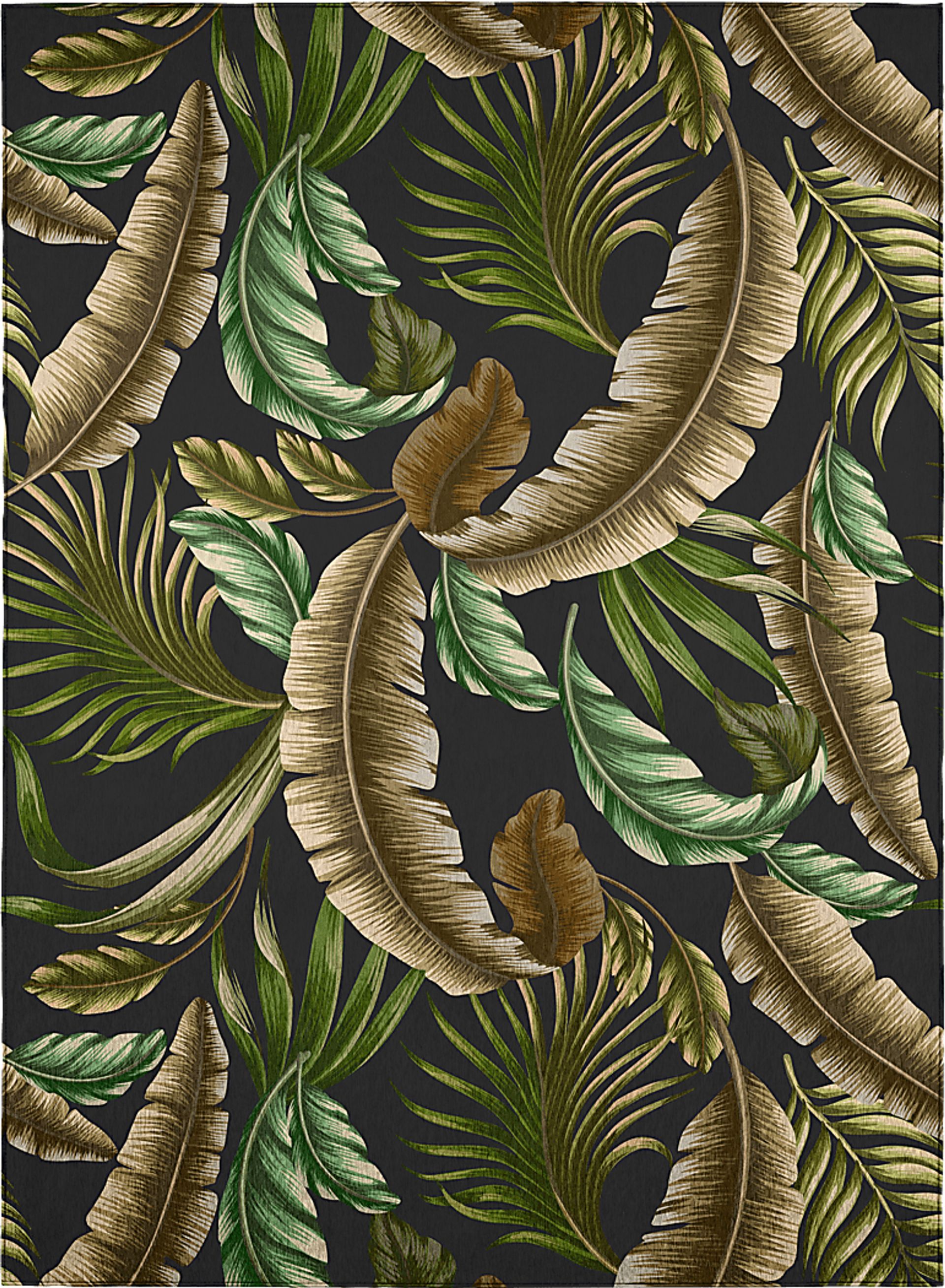 Decanso Black 3' x 5' Rug - Image 1