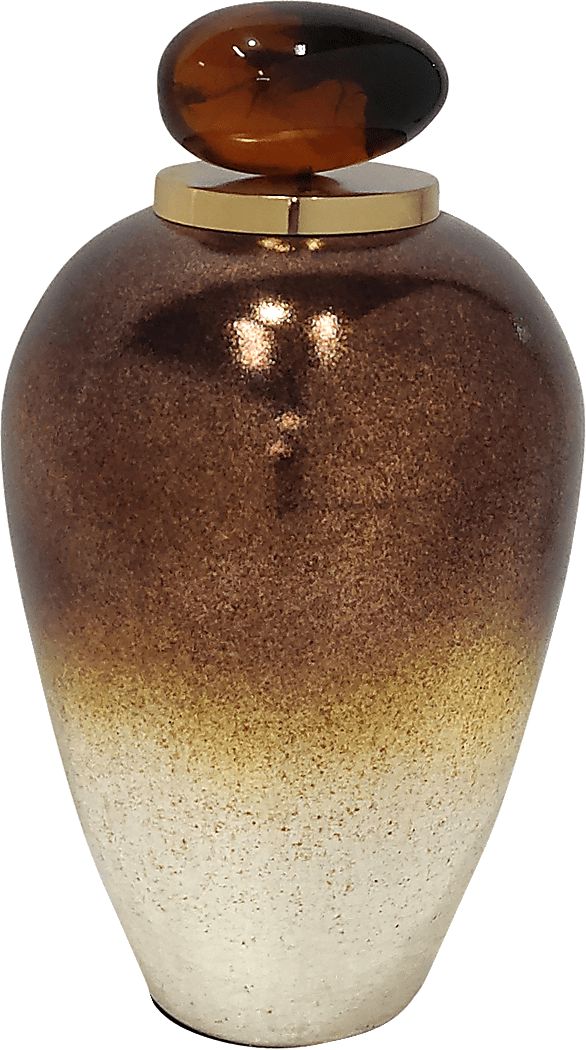 Decathlon Bronze 17 in. Vase