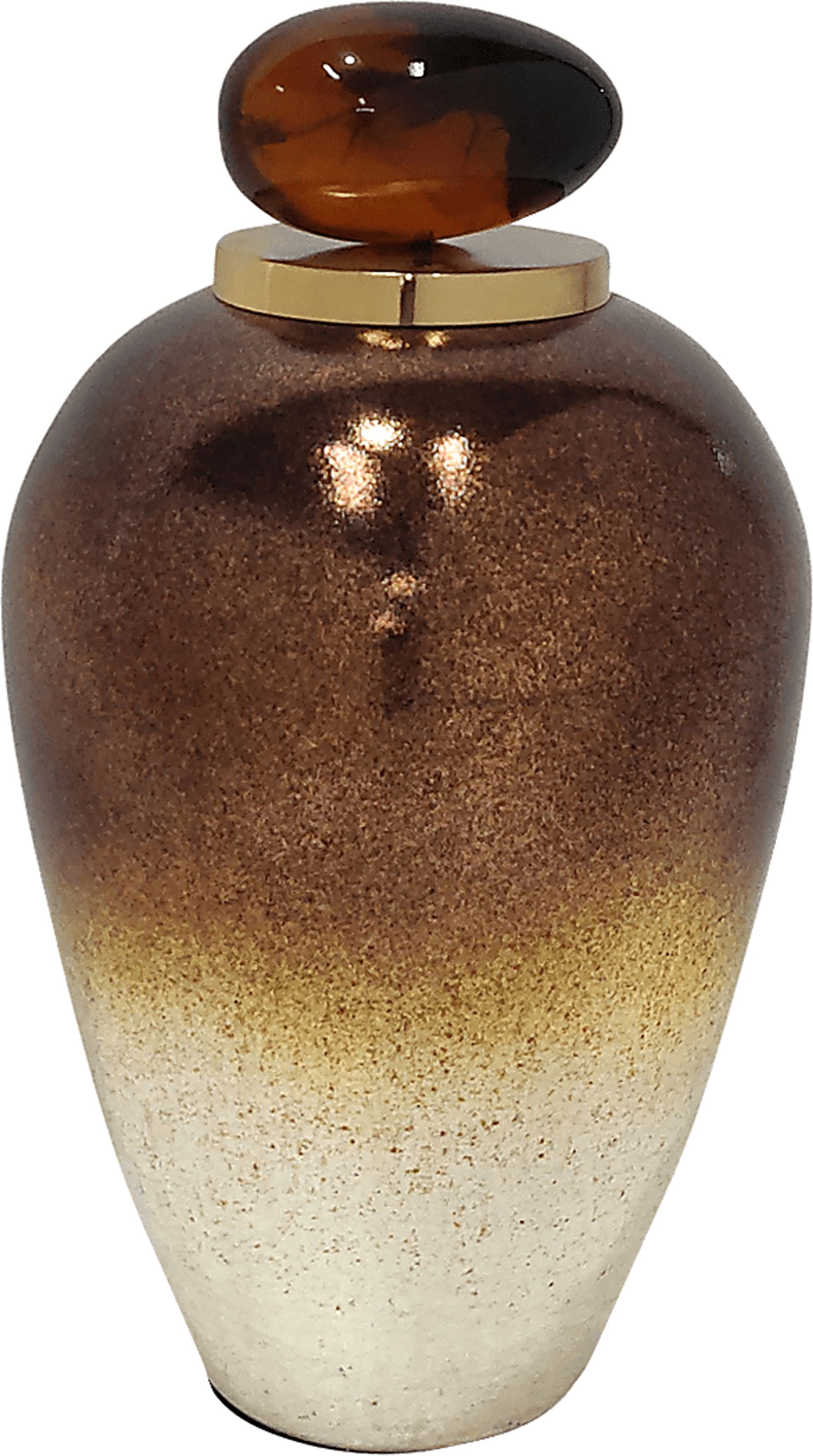 Decathlon Bronze 17 in. Vase - Image 1