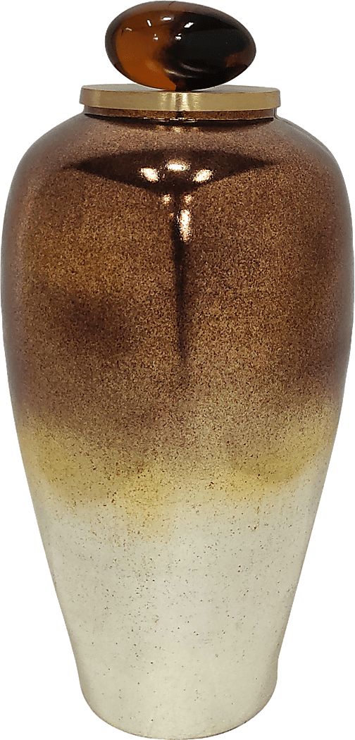 Decathlon Bronze 23 in. Vase