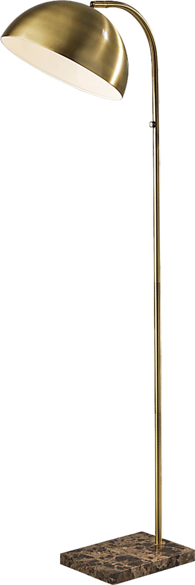 Decatur Road Brass Floor Lamp - Thumbnail - Image 1