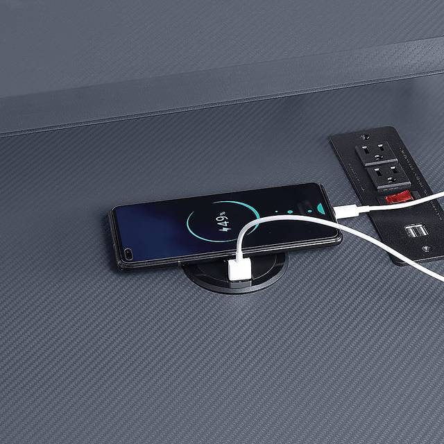 Deckard Gray Gaming Desk - Thumbnail - Image 6