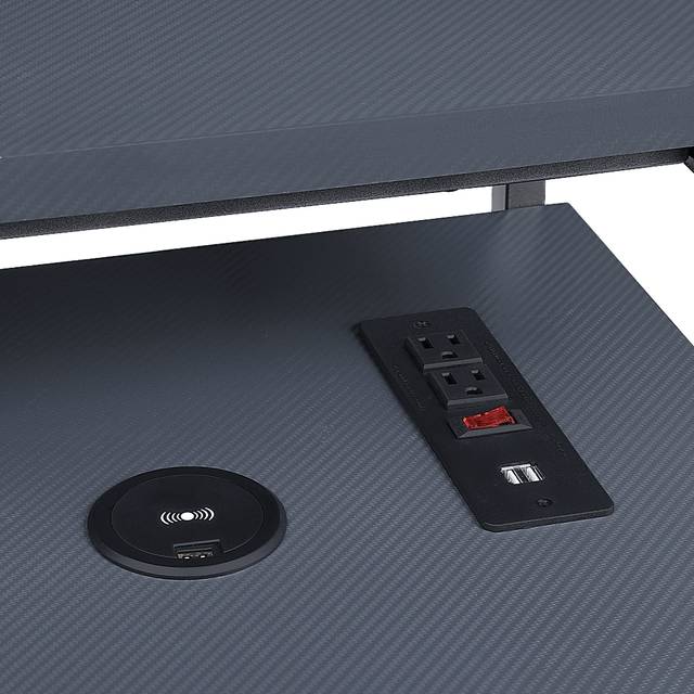 Deckard Gray Gaming Desk - Thumbnail - Image 10