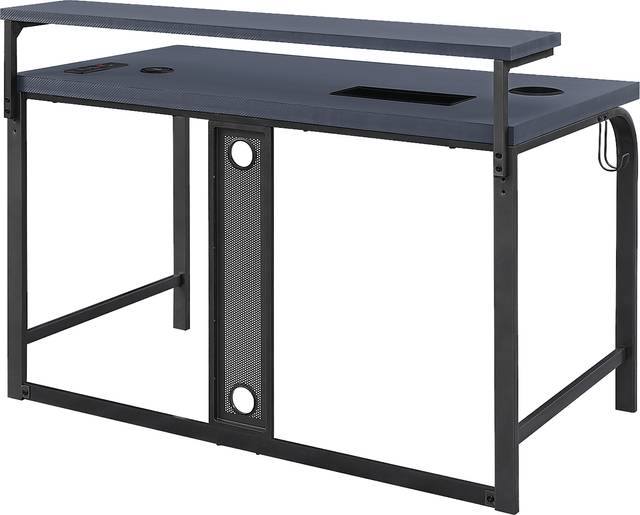 Deckard Gray Gaming Desk - Thumbnail - Image 1