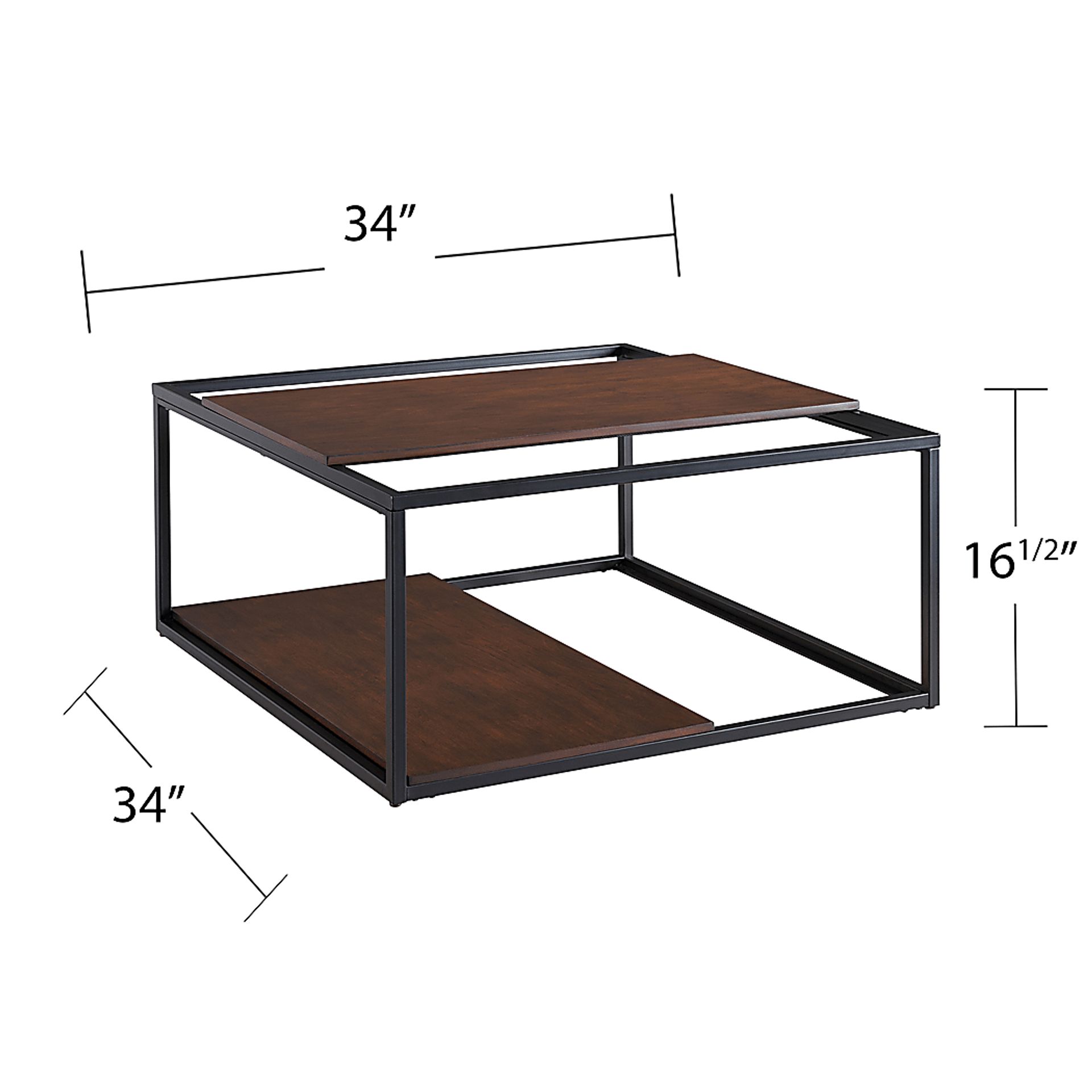 Decklan Brown Cocktail Table - Image 5