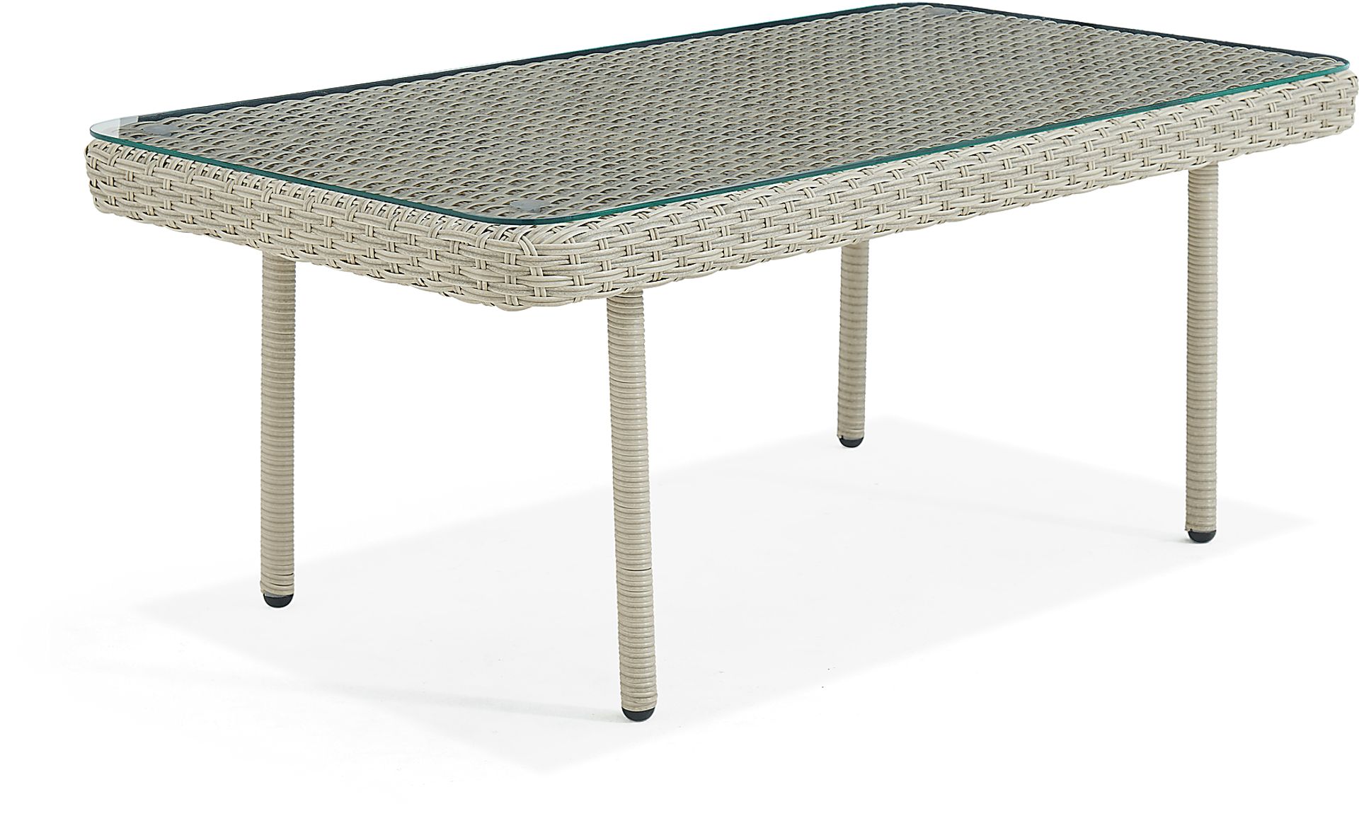 Deckle I Light Gray Outdoor Cocktail Table - Image 2