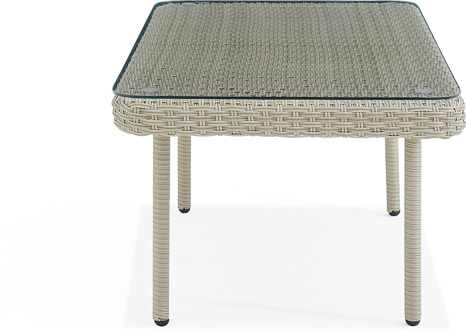 Deckle I Light Gray Outdoor Cocktail Table - Image 3