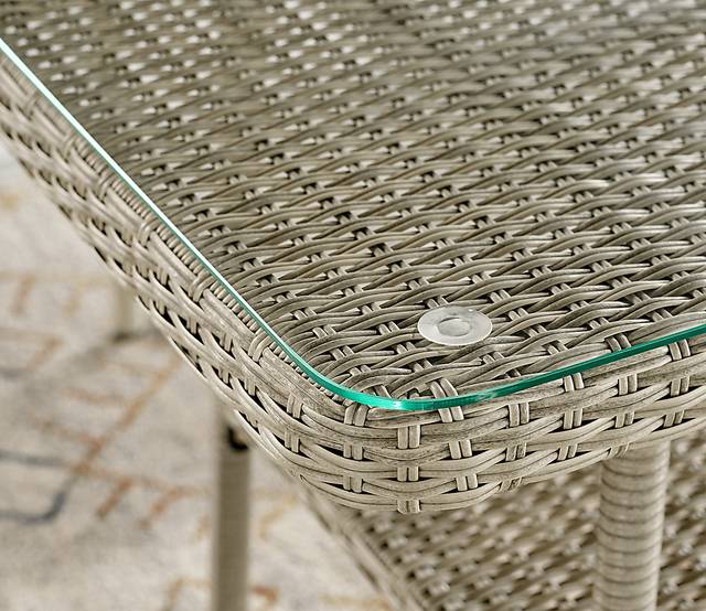 Deckle I Light Gray Outdoor Cocktail Table - Thumbnail - Image 5