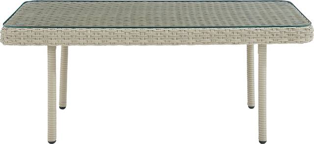 Deckle I Light Gray Outdoor Cocktail Table - Thumbnail - Image 1