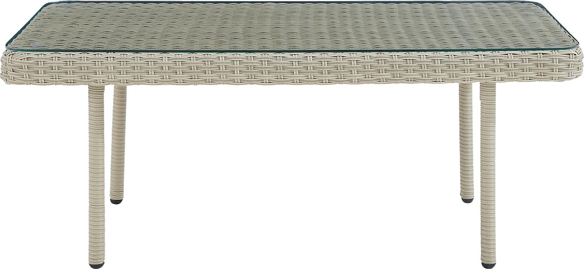 Deckle I Light Gray Outdoor Cocktail Table